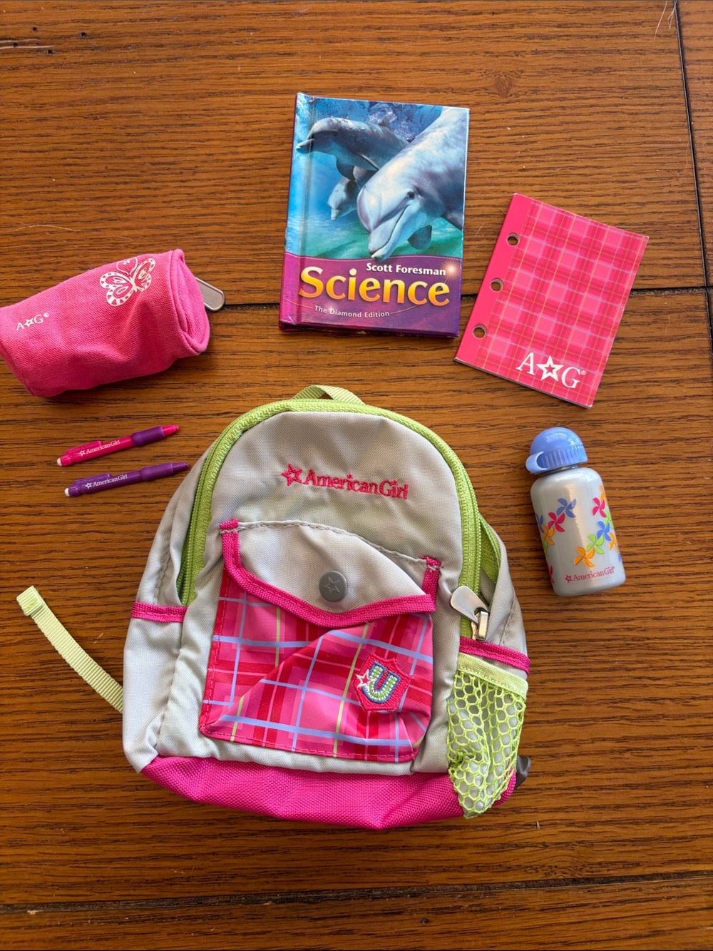 American Girl Backpack Play Set